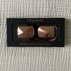Honey Birdette rose gold metallic pasties NEW